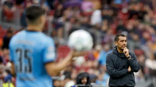 Entrenador del Feyenoord, Giovanni van Bronckhorst