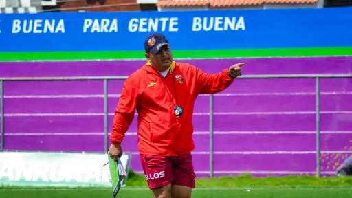 Edwin Vásquez, técnico del Deportivo San Pedro - Deportivo San Pedro