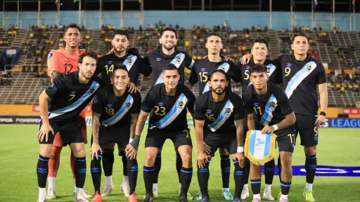 Selección de Guatemala en Kingston, Jamaica 