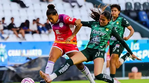 Anotación de Aisha Solórzano en la Liga MX ante León - FC Juárez