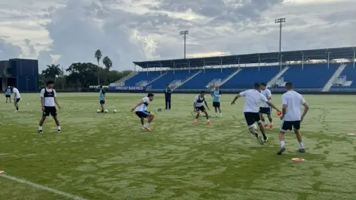 Entreno de la Selección de Guatemala en la ciudad de Miami - FFG