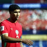 Achraf Hakimi durante el Mundial 2026 con Marruecos - EFE