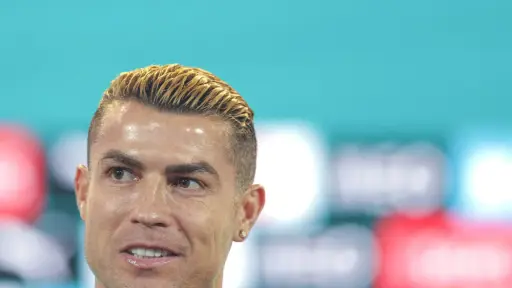 Cristiano Ronaldo en conferencia de prensa - EFE