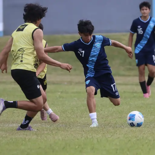 Entrenamiento de la Sub-15 de Guatemala 