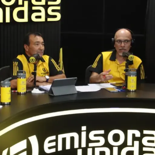 Las voces de El Mejor Equipo durante la cobertura del Universo Futbol