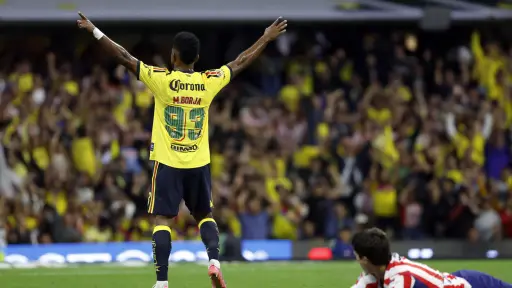 Celebración de Miguel Borja ante las Chivas de Guadalajara - EFE