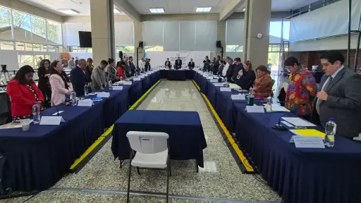 Los comisionados iniciaron con el proceso de conformación de nómina a eso de las 9:02 horas. ,Guatemala Visible.