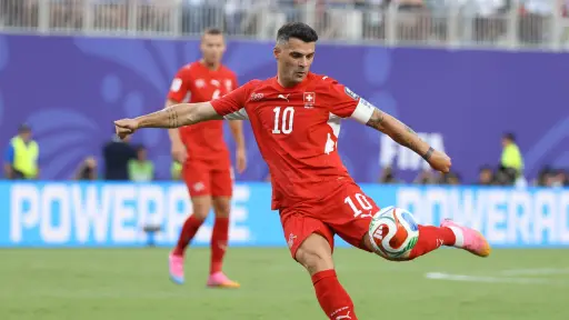 Granit Xhaka, capitán y figura de la Selección de Suiza - EFE