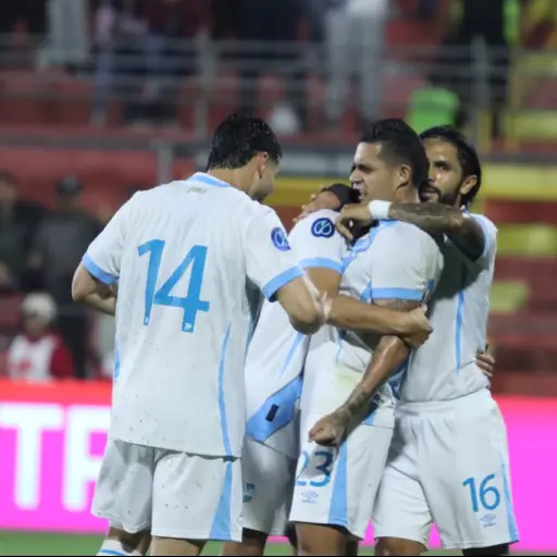 Celebración de Jorge Aparicio ante El Salvador - Alex Meoño