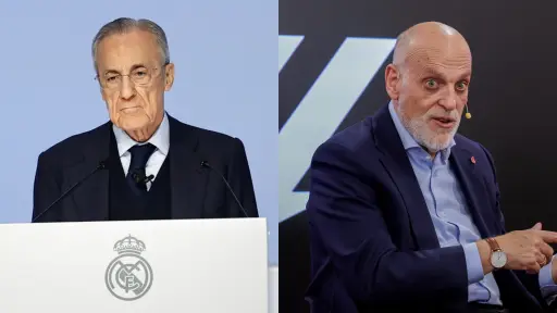 Florentino Pérez y Javier Tebas