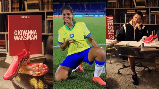  Giovanna Waksman fue elegida por Messi como una futura estrella del futbol 