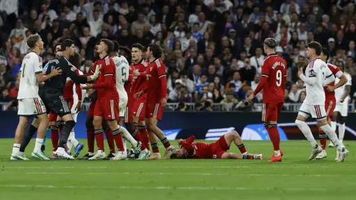Conato de bronca en el partido entre Real Madrid y Sevilla por LaLiga - EFE