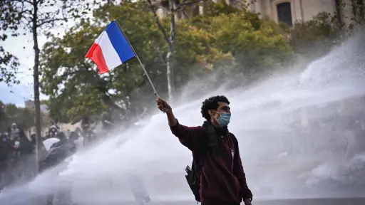 Disturbios en París durante la jornada de este fin de semana - EFE