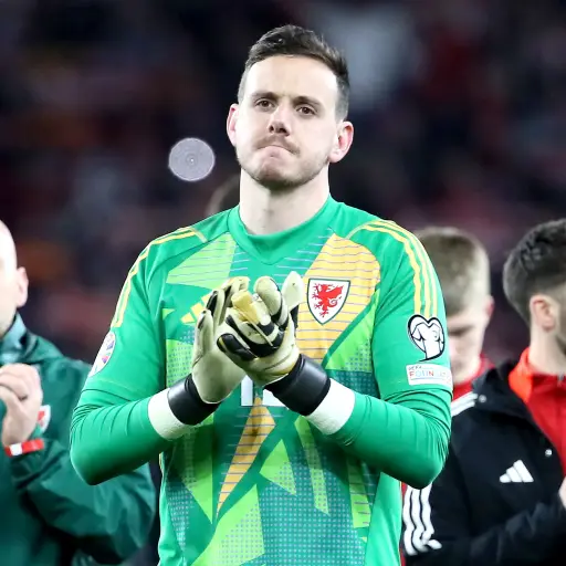 Danny Ward, el portero de Gales cometió un grave error ante Dinamarca