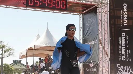 Martin Sett, durante una exigente competición 