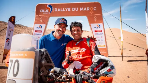 Francisco Arredondo en la parte final del Rally Marruecos 2026