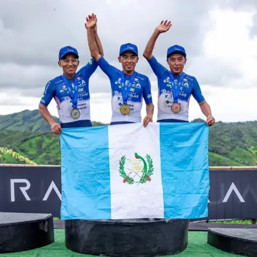 El podio de la segunda etapa del Tour Panamá fue para Guatemala 