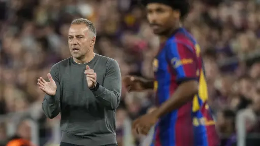 Hansi Flick, entrenador del Barcelona 