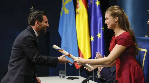 Lionel Messi recibió el Premio Princesa de Asturias de los Deportes 2026 - EFE