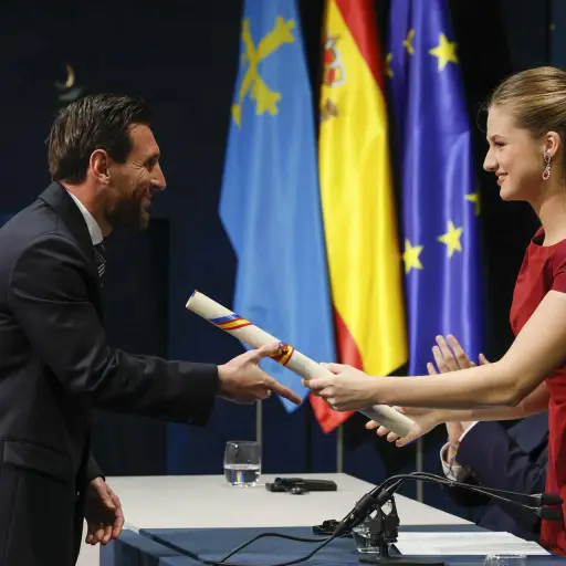 Lionel Messi recibió el Premio Princesa de Asturias de los Deportes 2026 - EFE