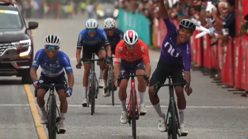 Johan Rubio de Colombia ganó la primera etapa de la Vuelta a Guatemala 